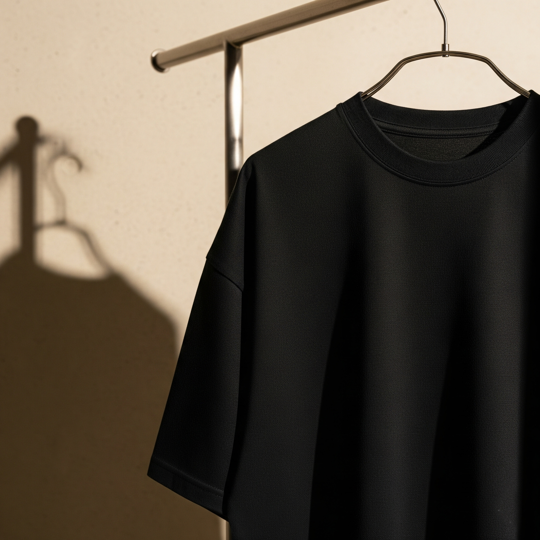 Unisex Heavyweight Oversized Tee - Black