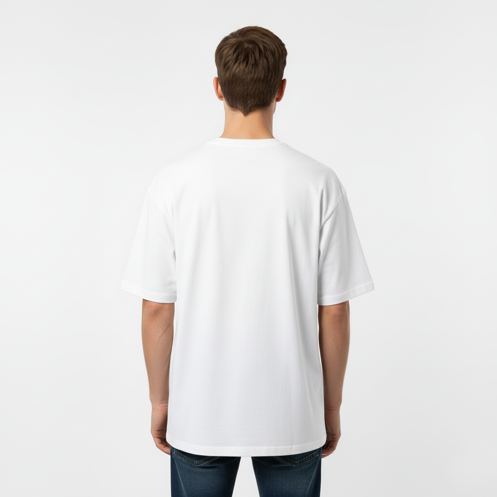 Unisex Heavyweight Oversized Tee - White